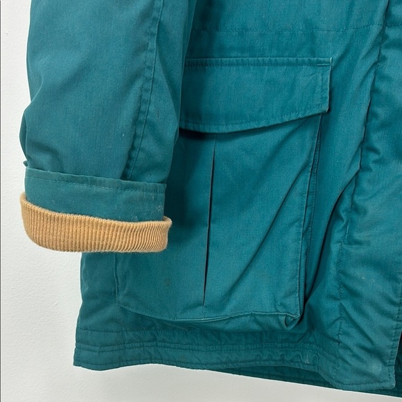 Vintage L.L. Bean Jacket Down Filled Winter Pockets Hood Outdoor Snow Coat Warm - Picture 3 of 15